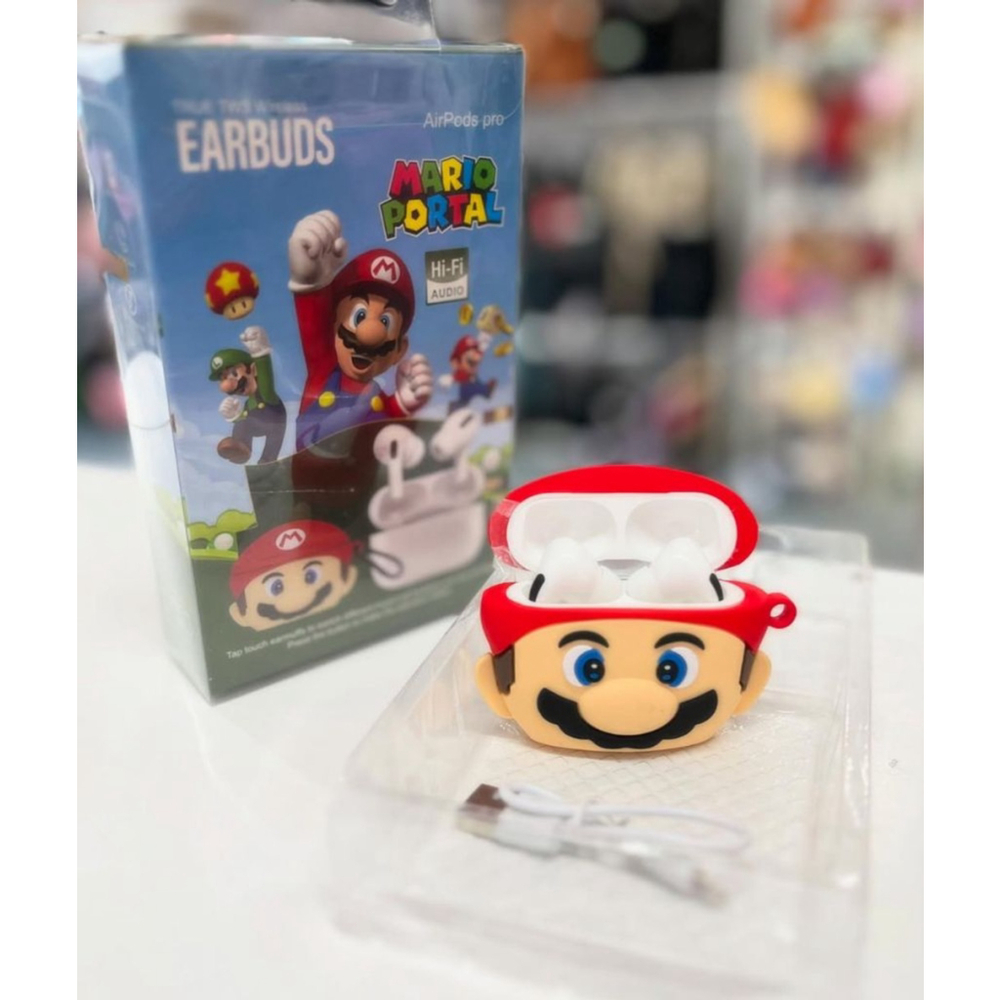 Mario Portal Violent Bears Truly Wireless  Bluetooth in-ear bud Earphones new!